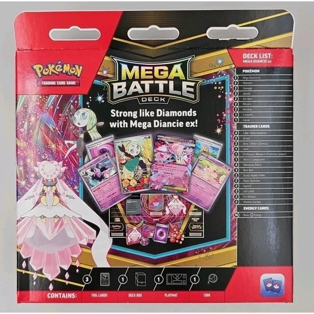 Pokemon Mega Battle Deck Mega Diancie ex Brand New Factory Sealed‎